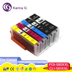 For Canon 580 581 PGI-580 CLI-581 PGI580 580XL ink cartridge For canon PIXMA TR7550 TR8550 TR 7550 TS6150 TS6151 TS 6150 printer