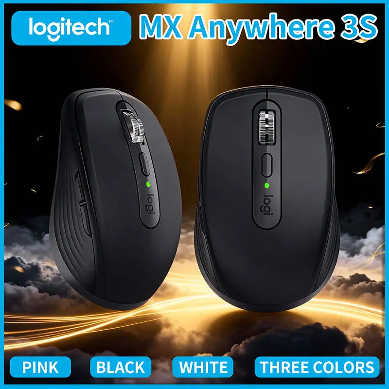 

Высокопроизводительный MX Anywhere 3S — 8000 точек на дюйм Darkfield, Hyper-Scroll, Silent Click, отлично подходит для цветочной поездки и студии Essential