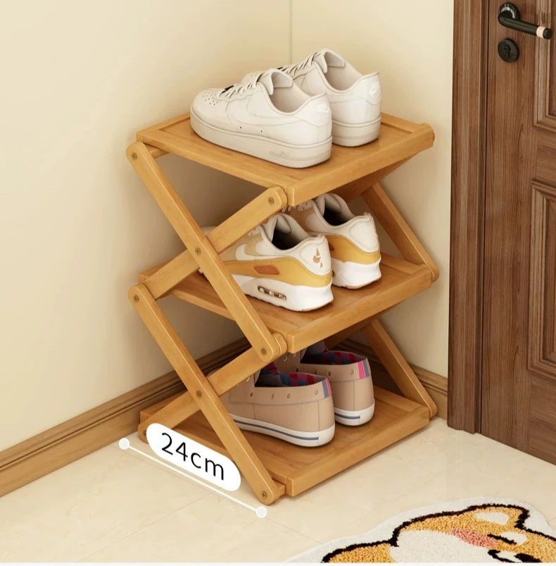 Foldable Slim Shoe Rack, Simple Multi-Tier Storage for Home & Small Spaces