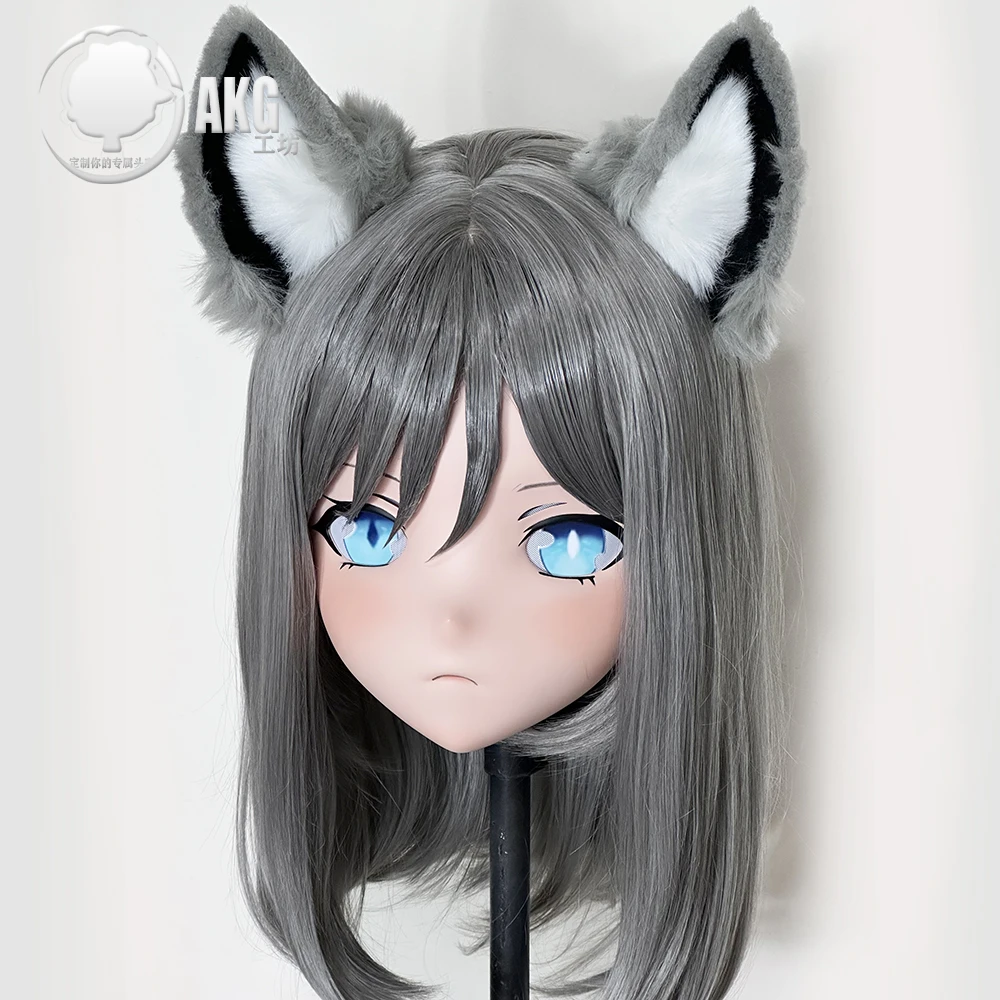 (AL227) Personalizza Personaggio Crossdress Femmina/Ragazza Resina Mezza/Testa Completa Con Serratura Cosplay Anime Giapponese Gioco Ruolo Kigurumi Maschera