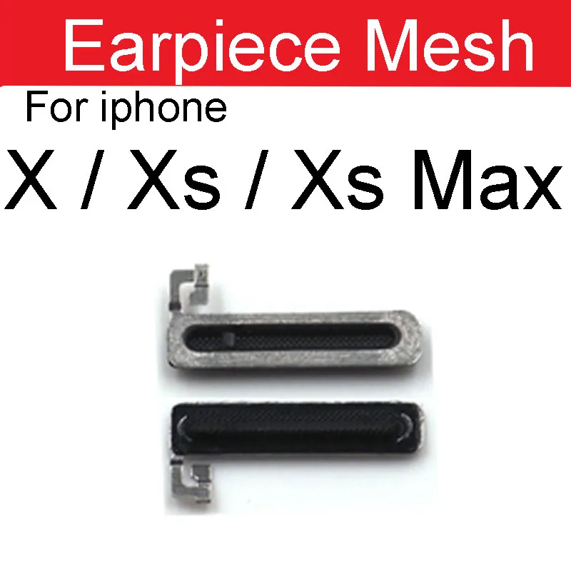 5 Buah/Lot Speaker Earpiece Telinga Tahan Debu Jaring Antidebu dengan Braket untuk iPhone 5 SE 5 S 6S 6 7 8 Plus 11 Pro 12 Mini X XS Max XR