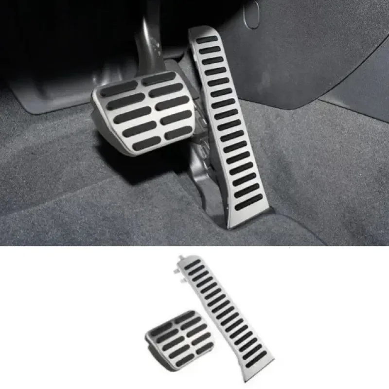 

Накладки на педали из нержавеющей стали (газ, тормоз, упор для ноги) для Audi Q3 2013-2018, леворульные, аксессуары для интерьера