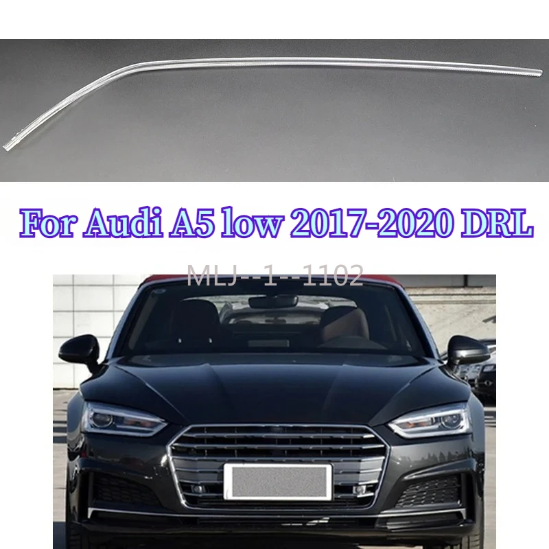 

НОВЫЙ Для Audi A5 Low 2017-2020 Автомобильный DRL Световод Трубка Фара Ангельские Глаза Световодные полосы Дневные ходовые огни