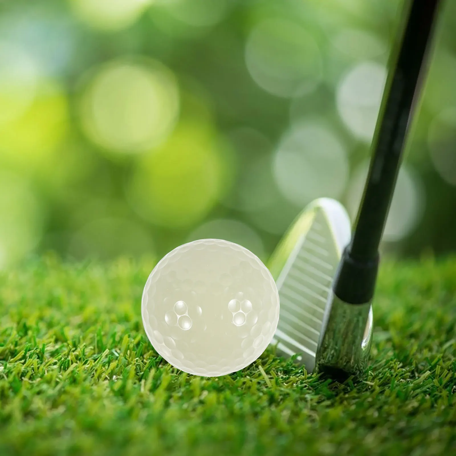 

4pcs Supplies Dark Golf Golfs Bright Fluorescent Rubber Sports Balls Night Use Golfing Glowing Golfs Balls Supplies