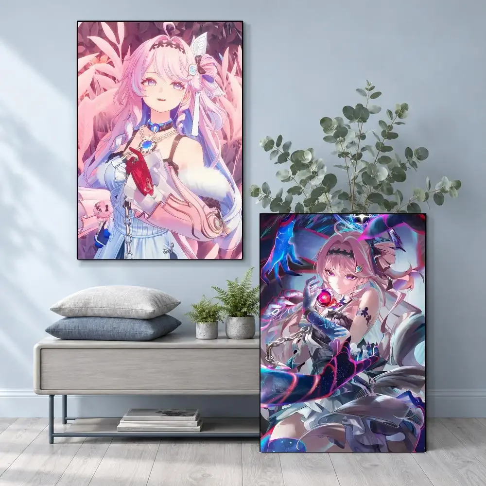 Immersive Ethereal Game W-Wuthering Waves Poster Frameless PP Self Adhesive Aesthetic Room Gift Decor