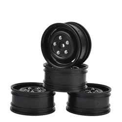 4PCS 1.9'' Plastic Wheel Rims for Axial SCX10 Tamiya CC01 D90 PAJERO Trxs TRX4 1:10 RC Rock Crawler