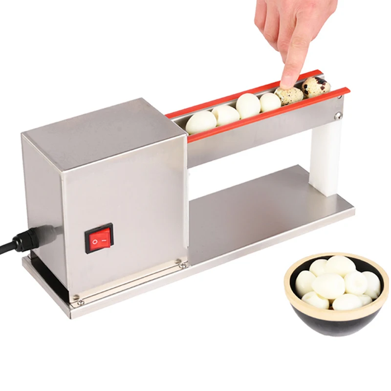 

Commercial Small Electric Quail Egg Peeler Huller Machine Peeling Quail Egg Shells To Remove Egg Shell Tools Shelling Artifact