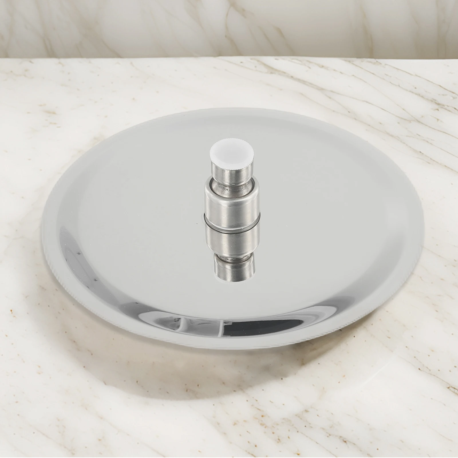 

Fashion New Useful Shower Head Chrome Large Overhead Rainfall Round 8 inch 8\\\\\\\" Long lasting Silver Stainless Steel