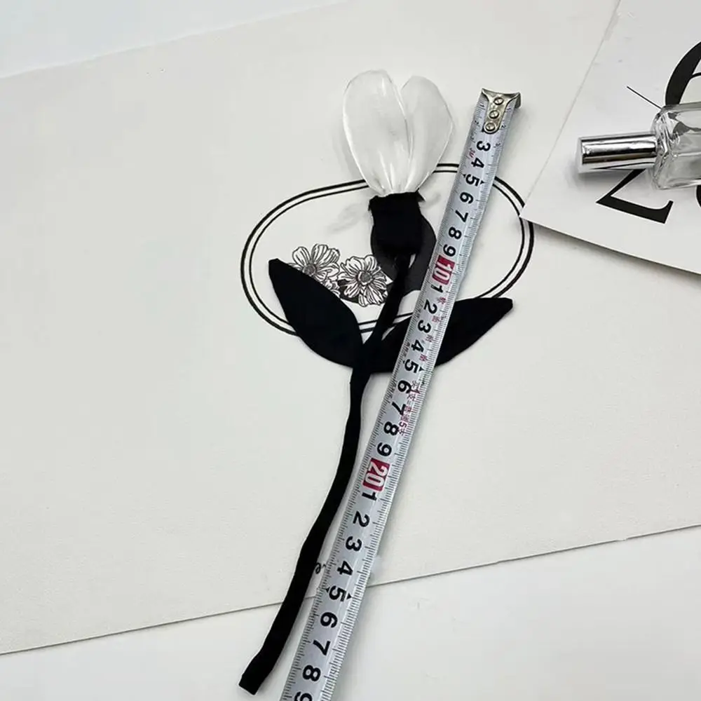 Modna Tkanina Materiał Kołnierz Kwiat Ręcznie Robiona Koronka Kwiat Tulipan Broszka Przypinki DIY Szycie Przypinki do Klapy