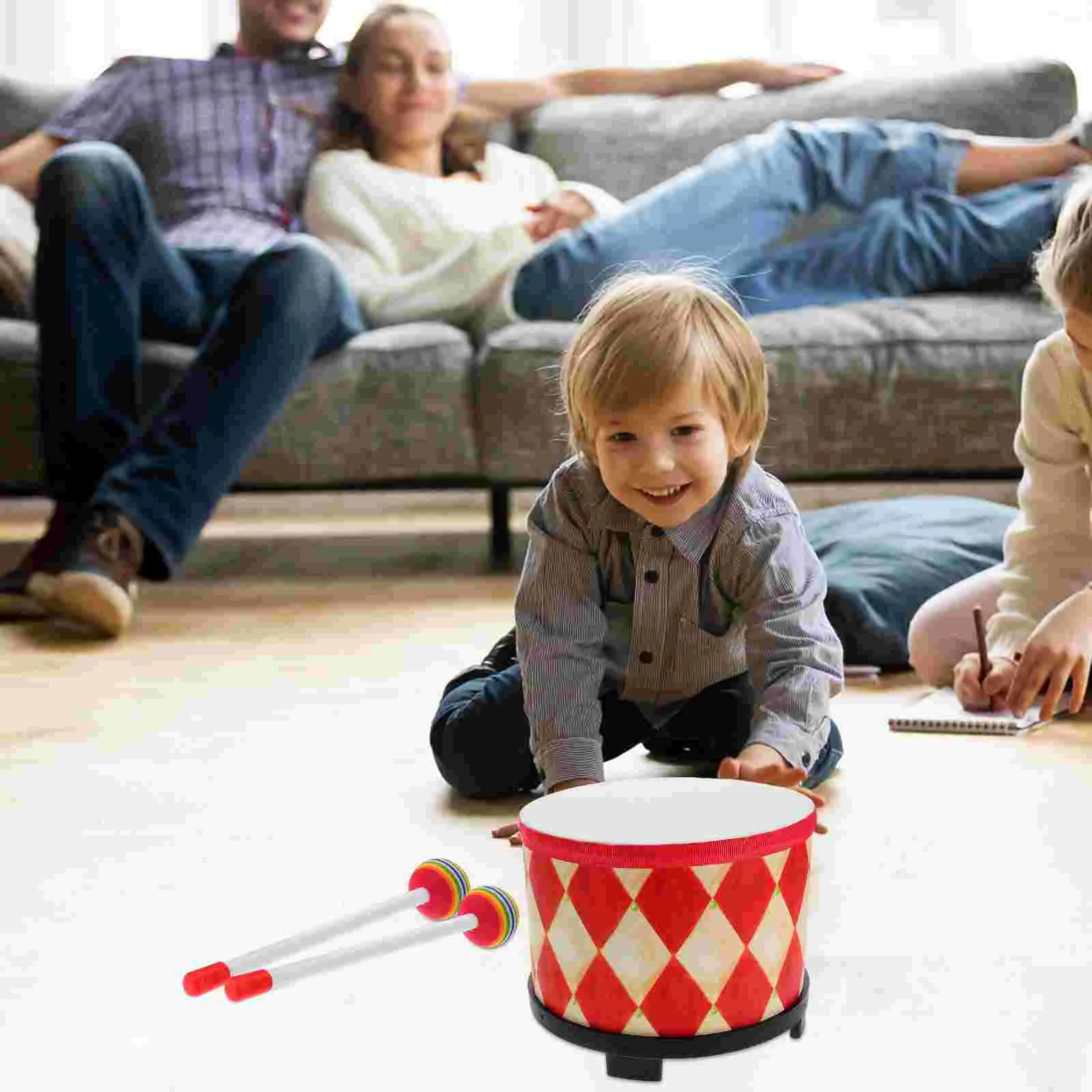 Instruments de jeu mentaires oriel de batterie pour enfants, jouets de musique pour enfants, mini baguettes chinoises, chaman en bois pour tout-petits