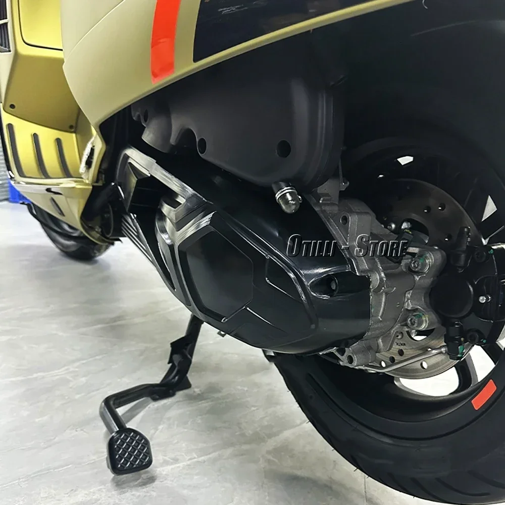 

For Vespa GTS300 GTS 300 GTV300 GTV 300 HPE Motorcycle Accessories Scooter Black Engine Cover Engine Protector Bolt Guard