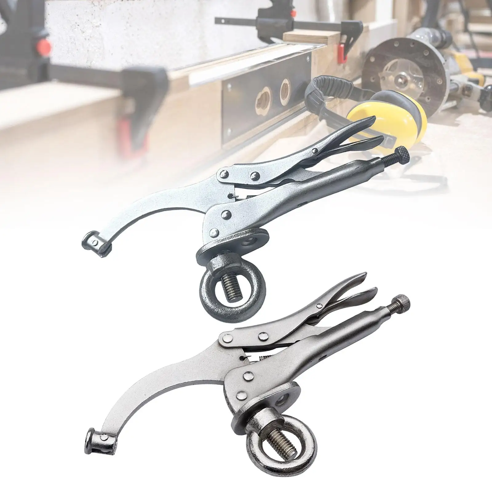 Drill Press Clamp Carbon Steel Drill Press Accessories Strong Gripping Clip Grip Clamp Drill Press Vice for Metalworking