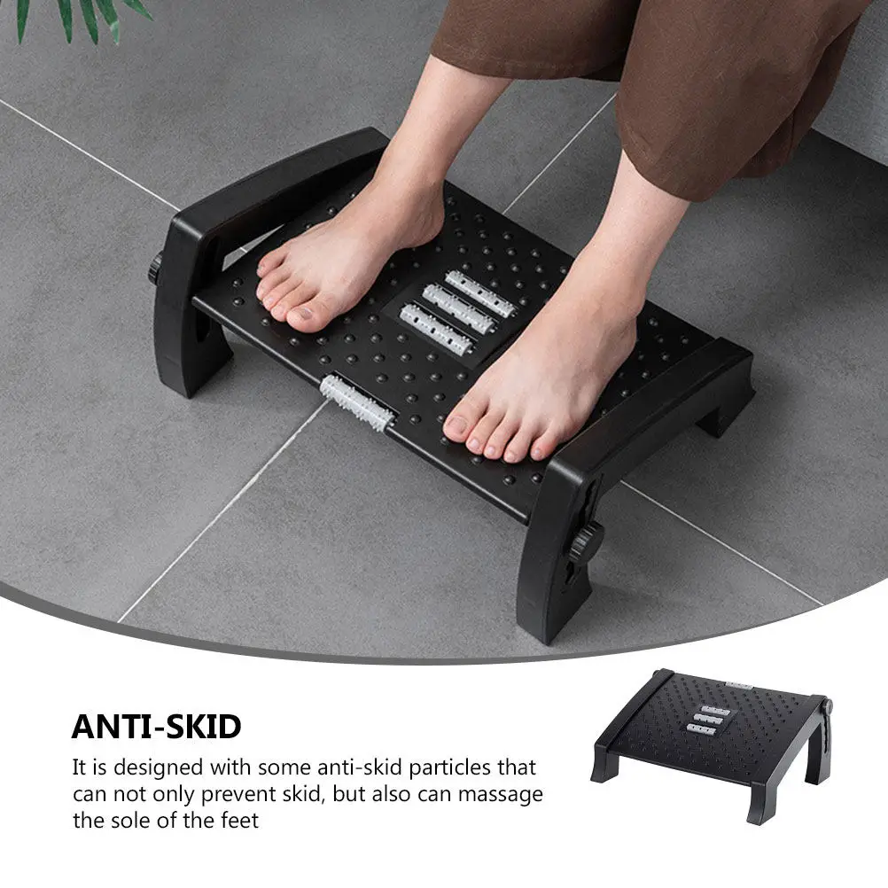 

Регулируемая подставка для педикюра, 1 шт., для ухода за ногами, нескользящая, с массажными волокнами, для домашнего и салонного использования, инструмент для педикюра