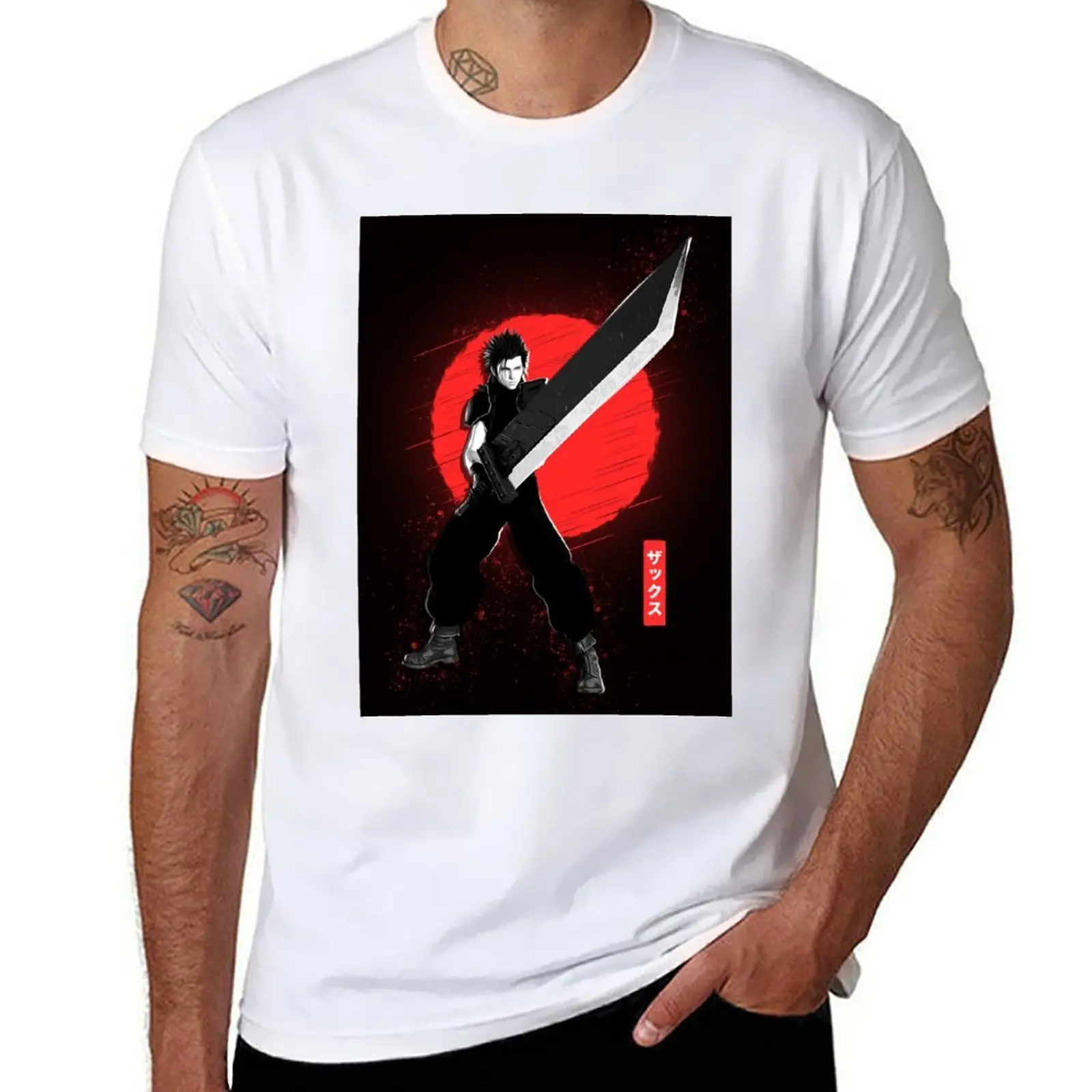 

Zack - Crisis Core Reunion T-Shirt t shirt custom print man t shirts for men T-Shirt