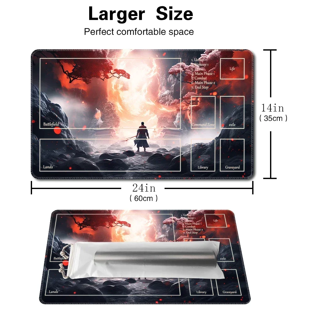 Shadowflame- Board Game MTG Playmat Game Mat Size 60X35 CM Compatible for TCG