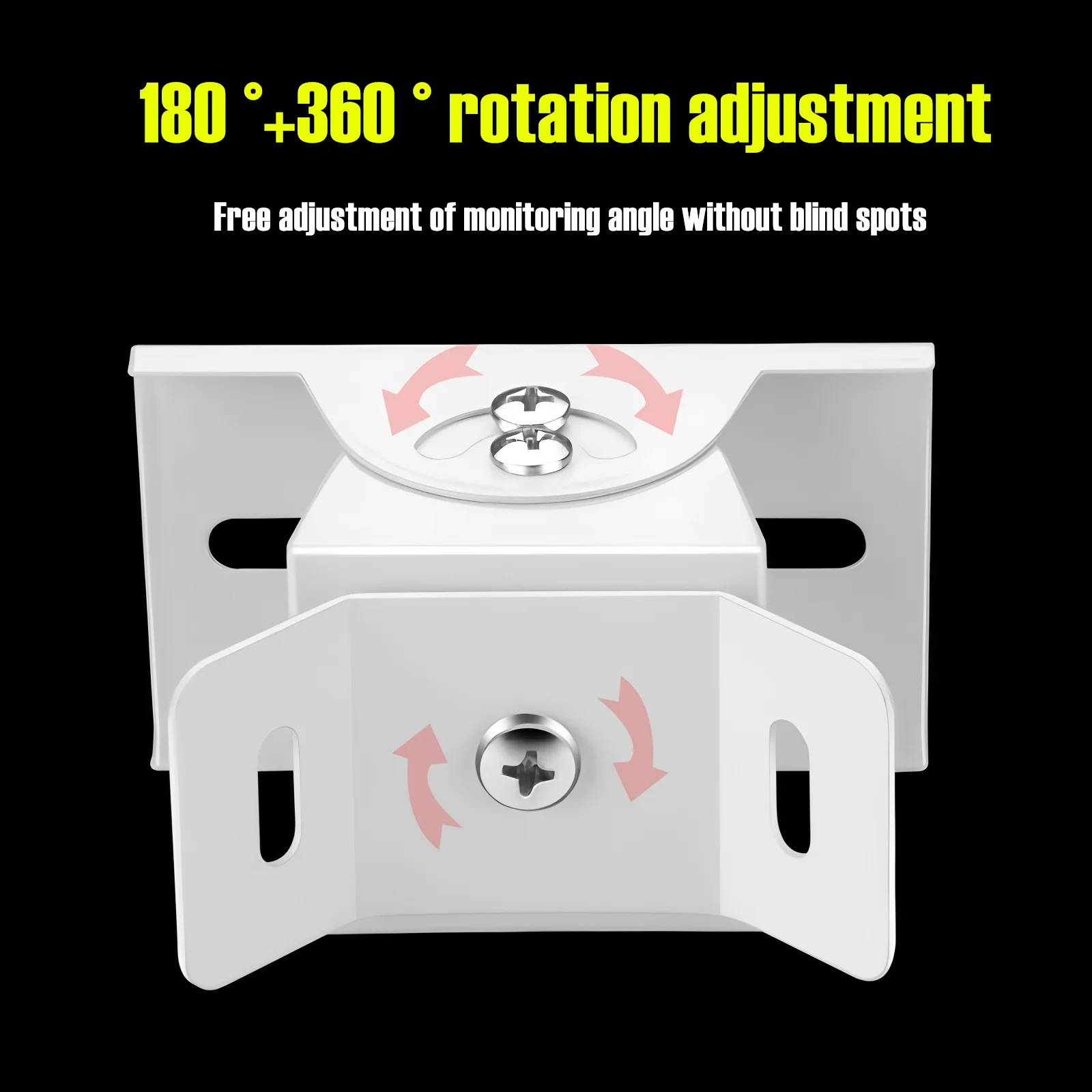 CCTV Camera Mount Pipe Mounting Bracket Adjustable Duckbill Universal Joint Cross Arm Camera Mount Holder Vertical Pole Mount