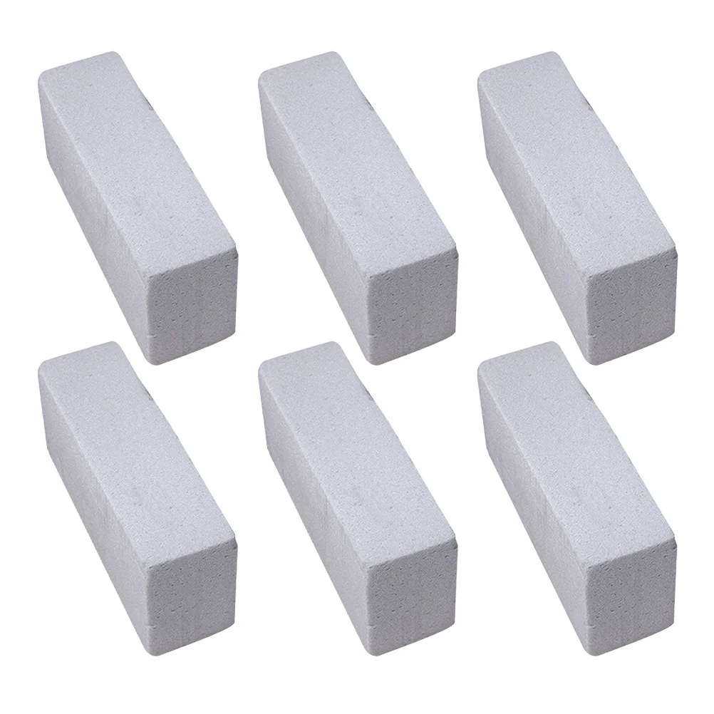 

6Pcs Floral Arrangement Mud Base Rectangular Water Absorb Flower Brick for DIY Flower Art Projects Fresh and Artificial Flowers