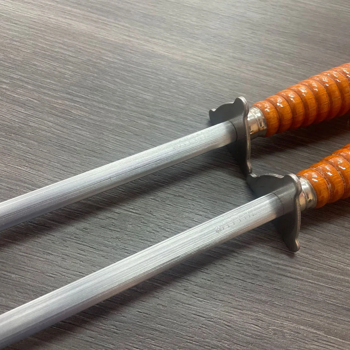 

1000 Grit Butcher's Honing Rod - Professional Knife Sharpening Steel for Chefs & Meat Cleavers | Heavy-Duty Commercial Grade