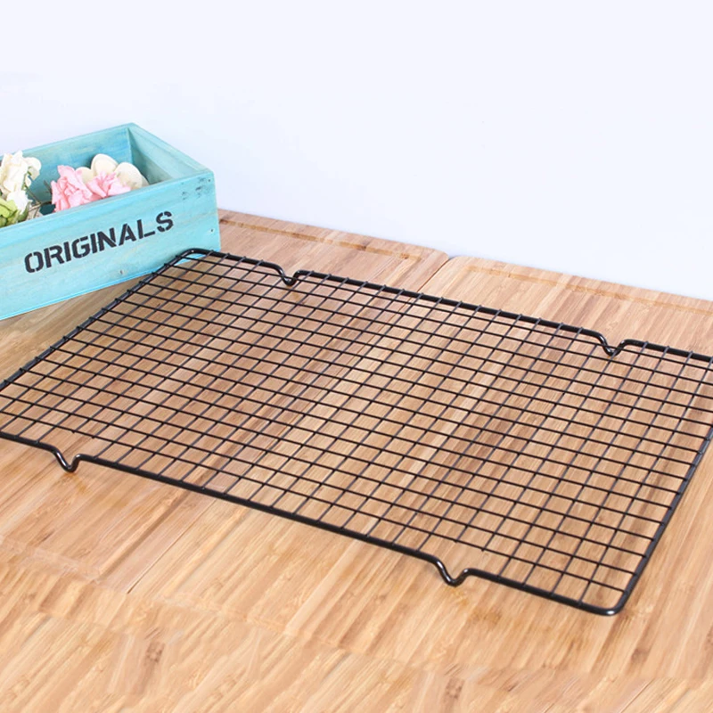 1/2pcs Cake Cooling Rack Small Large Stainless Steel Wire Baking Grid Oven Safe Tray Cookie Bread Pastry Kitchen Bakeware TMZ - view 6