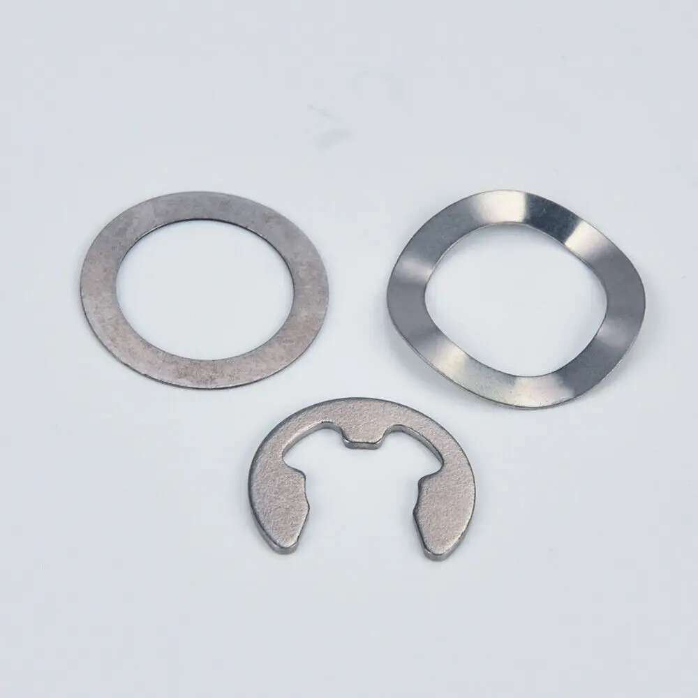 NICECNC Titanium M10 Motorcycle Brake Disc Bobbins Circlip For KTM Yamaha Kawasaki Honda Suzuki BMW Aprilia Triumph Ducati