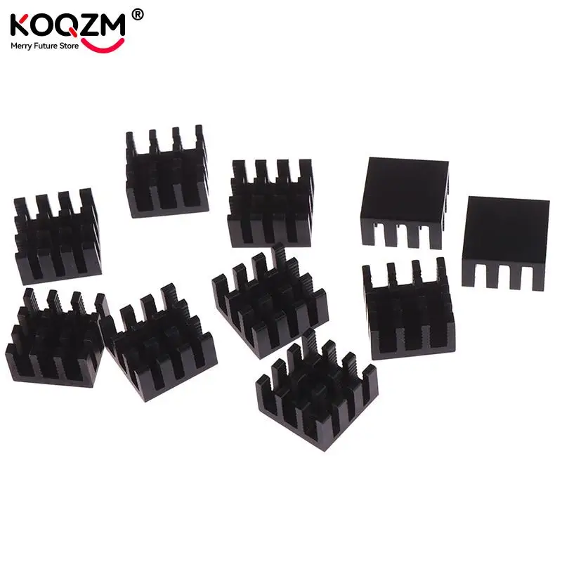 10pcs Computer Cooler Radiator Aluminum Heatsink Heat Sink For Electronic Chip Heat Dissipation Cooling Pads 14*14*8mm