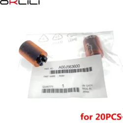 Rodillo de alimentación para pastilla, A00J563600 de Japón, para Konica Minolta C200 C203 C220 C253 C280 C353 C360 C451 C452 C550 C552 C650 C652, 20 unidades