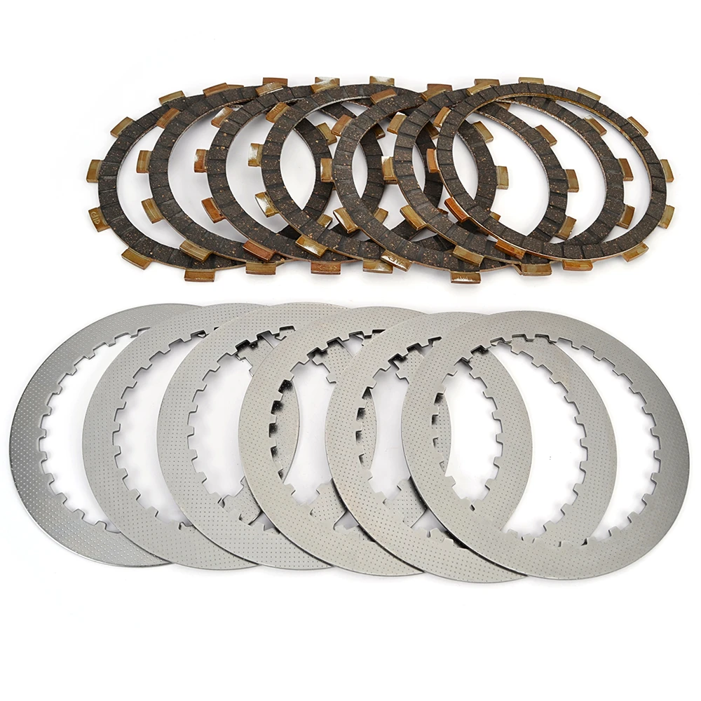 

Clutch Friction Plates Steel Disc Kit for Suzuki GV1200GL F F2 Madura GV 1200 GL 1985-1986 21441-37400 21442-37401 21451-05A00