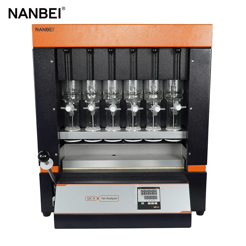 6 channels soxhlet method for fat extraction apparatus soxhlet extraction fat analyzer