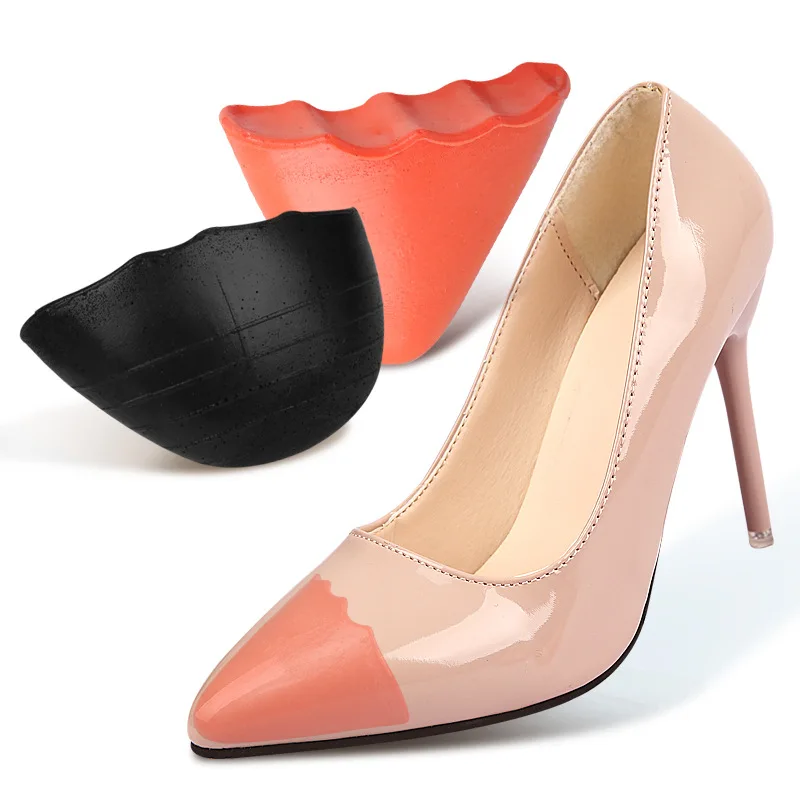 Verstellbarer PU-Zehenstopfeneinsatz, weiche, verschleißfeste Vorfußpolster für High Heels, Schmerzlinderung, Schuheinlage, bequemes Schaumstoff-Pad in halber Größe