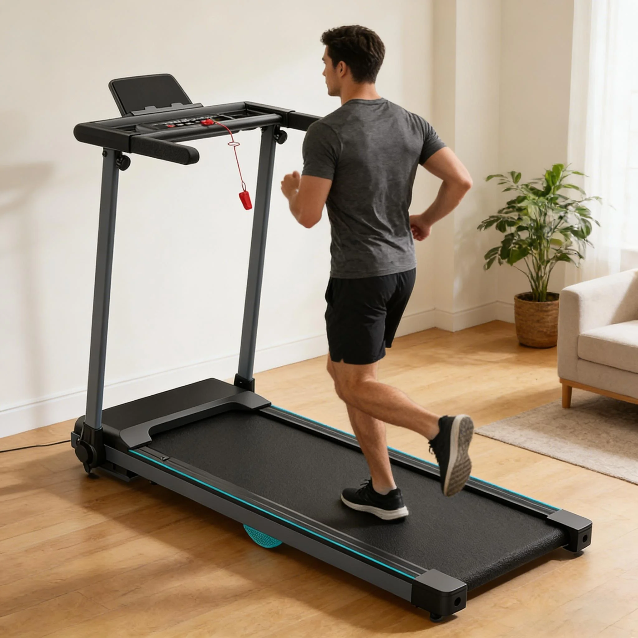 

Max 120 Kg User Home Sports 12km/h 3.0HP Treadmill High Quality Adjustable Speed Foldable Electric Running Machine LED Screen