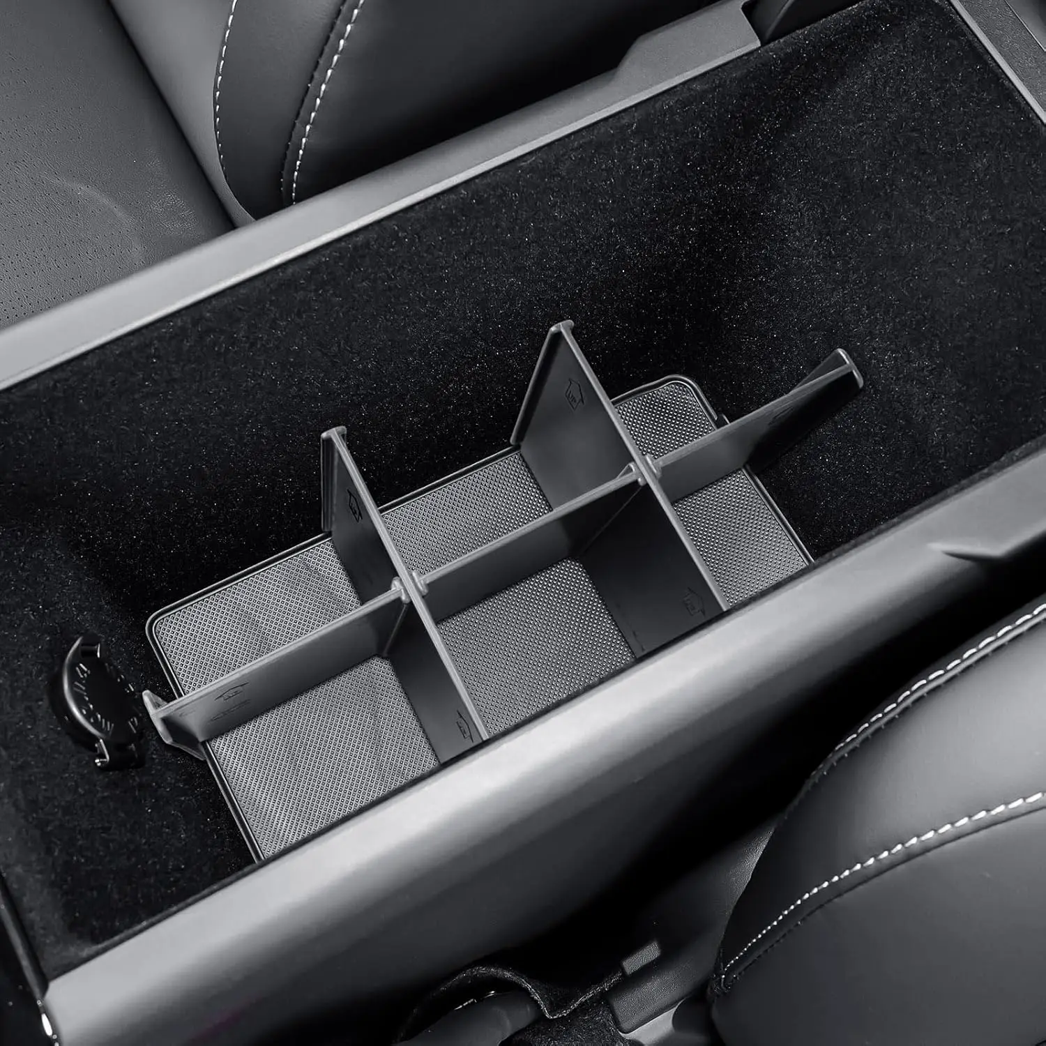 

Center Console Dividers Compatible with 2025 Toyota Camry (XSE/XLE/SE/LE) Accessories, 9th Gen Camry Interior Armrest Dividers