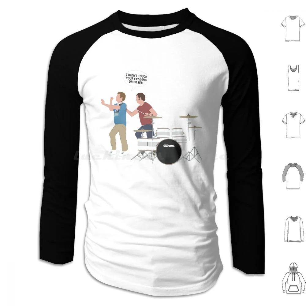 

Step Brothers Drum Set Active Hoodie cotton Long Sleeve Joe Jonas Nick Jonas Kevin Jonas Nick Joe Kevin Sucker Jobros