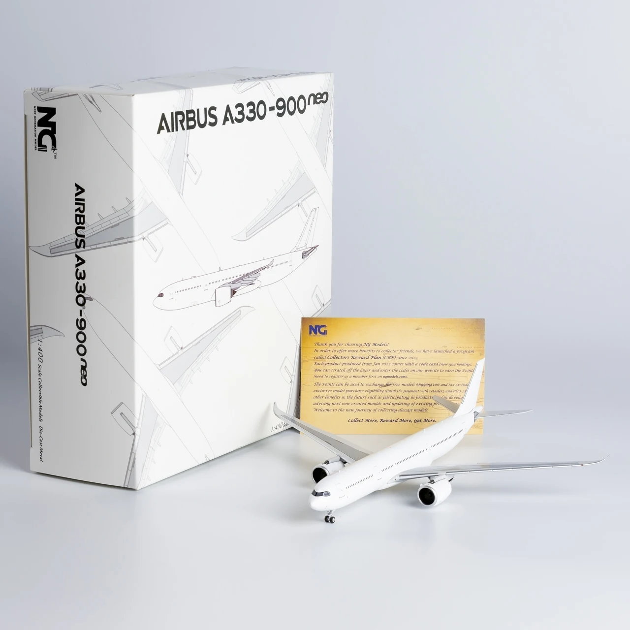 68000 Alloy Collectible Plane Gift NG Model 1:400 Blank Model Airbus A330-900 Diecast Aircraft Jet Model