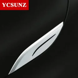 Car Chrome Side Vent Trim Decorative For Toyota Fortuner SW4 2015 2016 2017 2018 2019 2020 Accessories