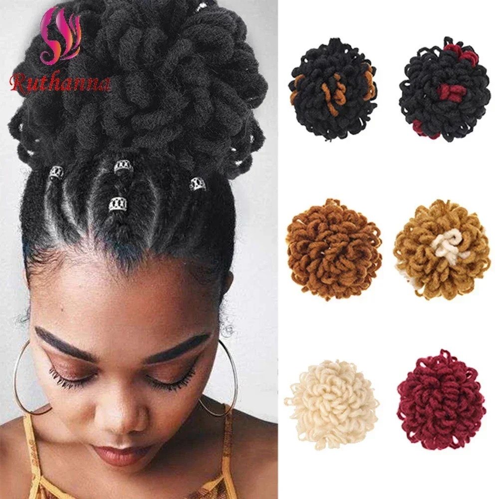 Curly Hair Buns Hair Piece Clip In Synthetic Tousled Updo Large Puff Elastic Drawstring Ponytail Extension Curly Hairpiece