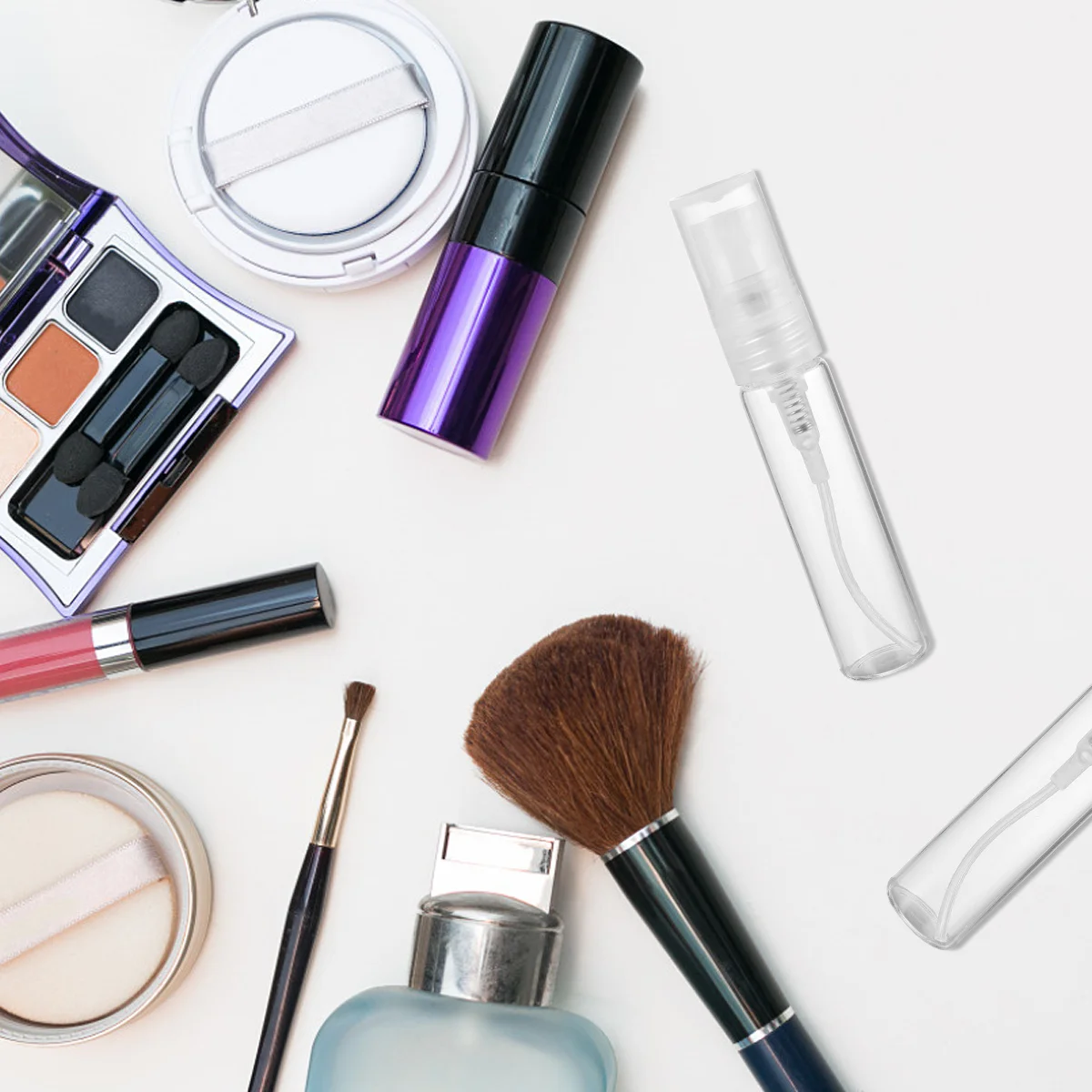 

10Pcs Portable Travel Bottles 50ml Leakproof Empty Perfume Containers for Lotion Shampoo Makeup Remover Storage