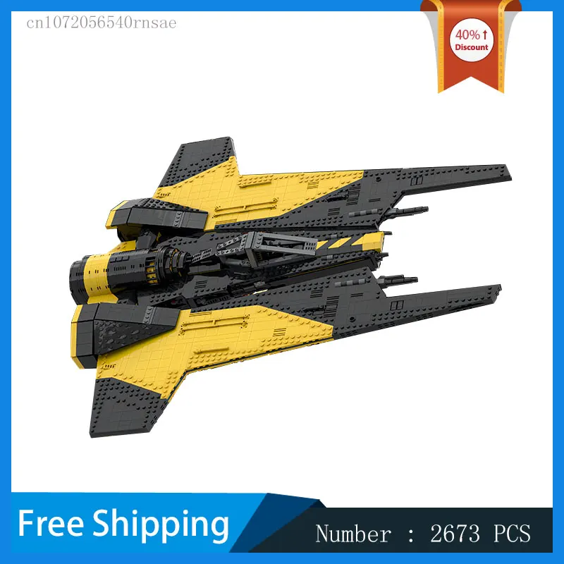 

MOC Building Blocks Space Ship Frigate Battleship Model DIY Bricks Creative Assembly Toys Christmas Present