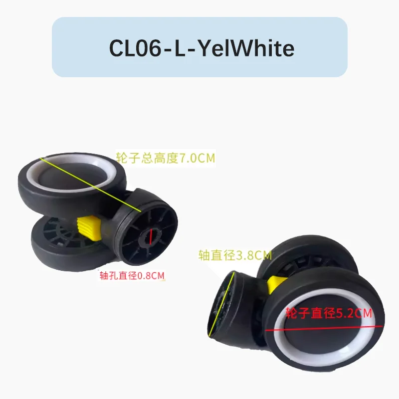 Removable Wheels Bottom Wheels Universal Luggage Accessories Replacement Luggage Wheels Repair Parts