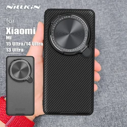 샤오미 미 15 울트라 5G 케이스 닐킨 슬라이드 렌즈 프로텍션 360 풀 카메라 보호 캠쉴드 백 커버