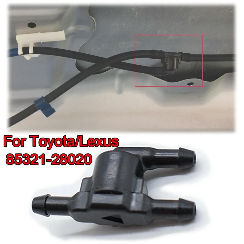 Válvula de retención para limpiaparabrisas de coche, tubo de pulverización de 3 vías, accesorio de plástico para Toyota Camry, Corolla, Lexus,