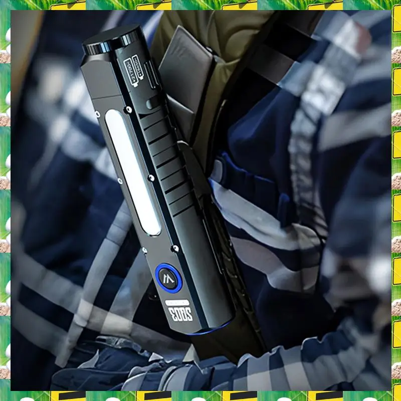 3C Electron Warsun SQ03 Enhanced Version Flashlight Strong Light Rechargeable Emergency Outdoor Home Small Portable Long-Range,W