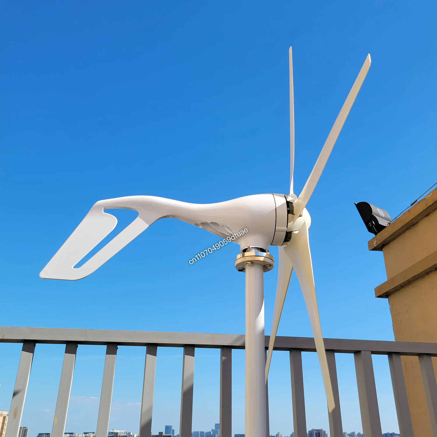 風力タービン発電機 8kw 3kw 風車 オフグリッドシステム 低騒音 低起動風速 12V 24V 48V 6000W 家庭用 MPPT充電器付き