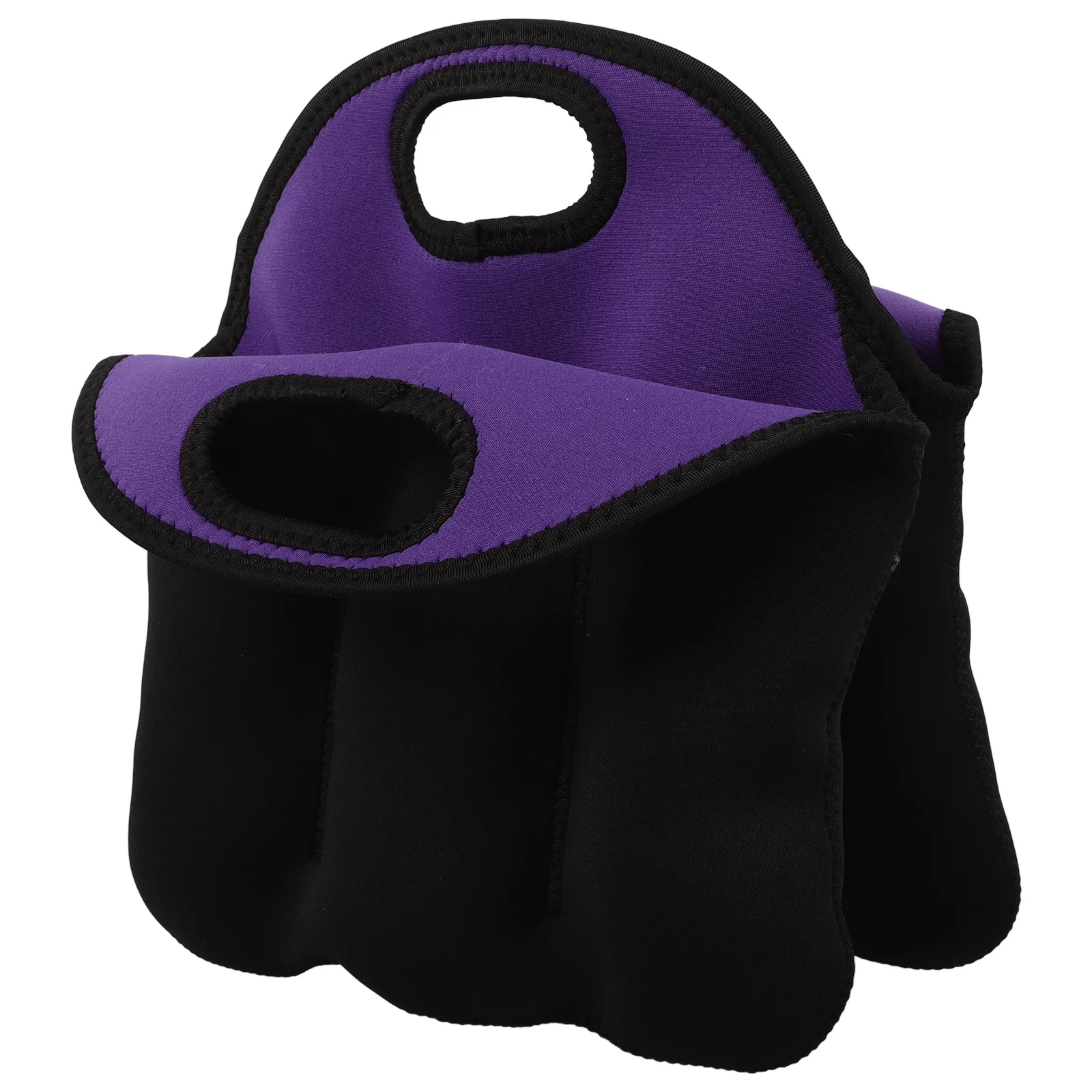 

Beer Cooler Tote Bag Foldable Neoprene Beer Bottle Carrier Portable Beverage Can Cooler Sleeve Strong Handle for Travel Bar Use