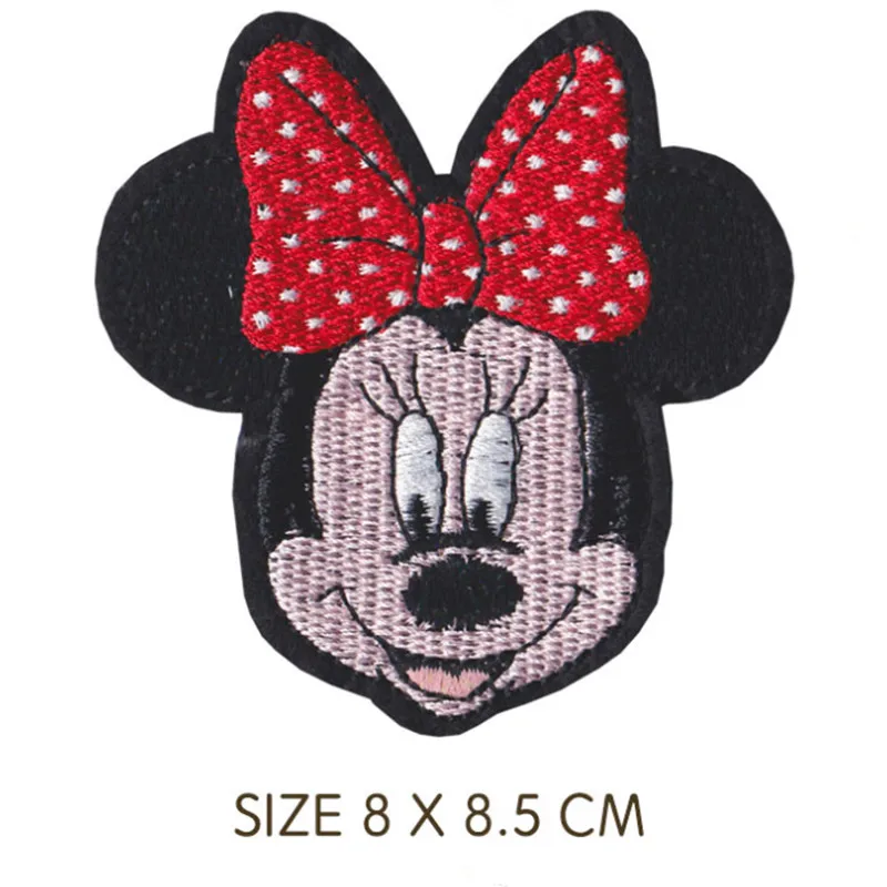 New Mickey Mouse avatar Ironing Patches Disney Minnie Hot Transfers Clothing USA flag Patch Cartoon DIY Sewing Clothes Bag Decor