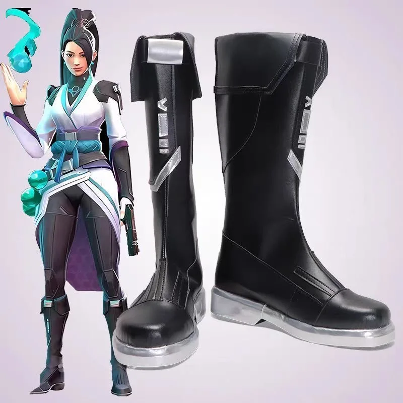 أحذية أنيمي سيج التأثيرية لعبة VALORANT SENTINEL إكسسوارات دعائم أزياء الهالوين للرجال والنساء