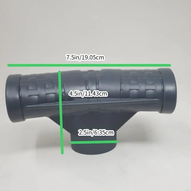 Adaptador manguera piscina con junta en T MOLF, extensores conectores manguera para piscina con junta en T para