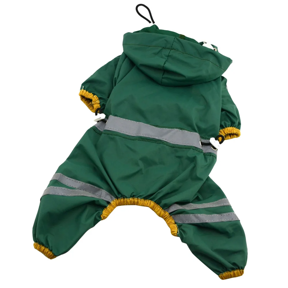

Dog Pet Rain Jacket Raincoat Xs Dark Green Waterproof Pet Rain Jacket For Small Medium Dogs Puppy Outdoor Rainwear