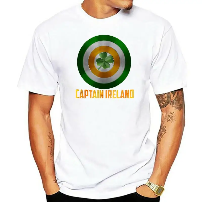 Capitan America T Shirt Captain Ireland T-Shirt Oversize Man Tee Shirt Printed Cute Streetwear Short-Sleeve Cotton Tshirt