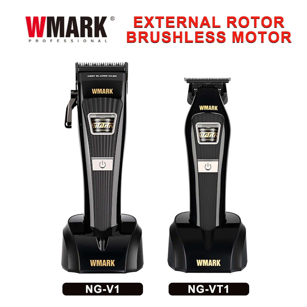 

Профессиональный набор машинок для стрижки волос WMARK NG-V1 VT1 для мужчин, с внешним ротором, бесщеточным двигателем, триммер для стрижки и финишной обработки