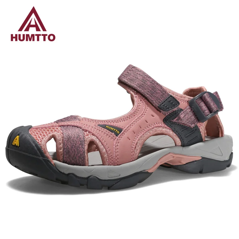 HUMTTO Summer Sandals Women Quick Dry Beach Shoes for Woman 2022 Breathable Ladies Designer Luxury Brand Outdoor Womens Sandals